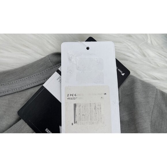 NEW Hurley Girls 2pc Set Graphic L/S T-Shirt Tee Size 14 XL Hair Tie Scrunchie - Picture 8 of 8